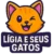 Lìgia e seus gatos